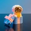 Micro Particle Building Blocks Creative Space Aerospace Glowing Astronaut Figure With Light Diy Bricks Set Toys For Kids Gift