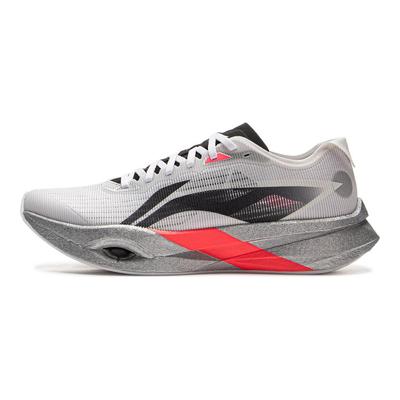 Li Ning Zhi Feng Pro Tecnologia Piastra in Carbonio a Pianta Piena Scarpe da Allenamento Professionale per Maratonona Unisex Scarpe da Corsa Standard-Bianco ARPV017-3
