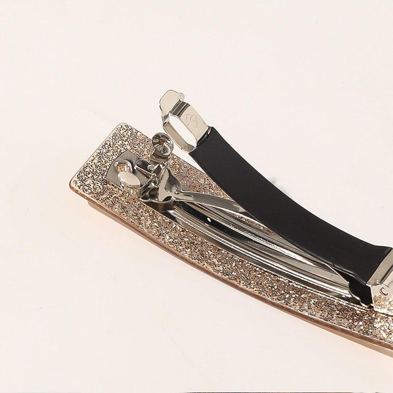 1 Stück Vintage Haarspangen für Frauen Leopard Marmor Geometrische Haarnadeln Rechteck Acetat Haarspangen Haarnadeln Mädchen Haarschmuck