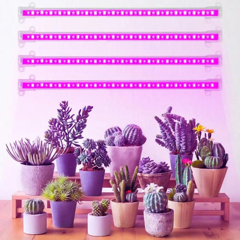 1 buc Roșu Albastru LED Lampă de Creștere Bandă Tub Plantă de Interior USB Spectru Complet Lampă Fito Dimmabilă Temporizator Răsaduri Vegs Floare Lampă