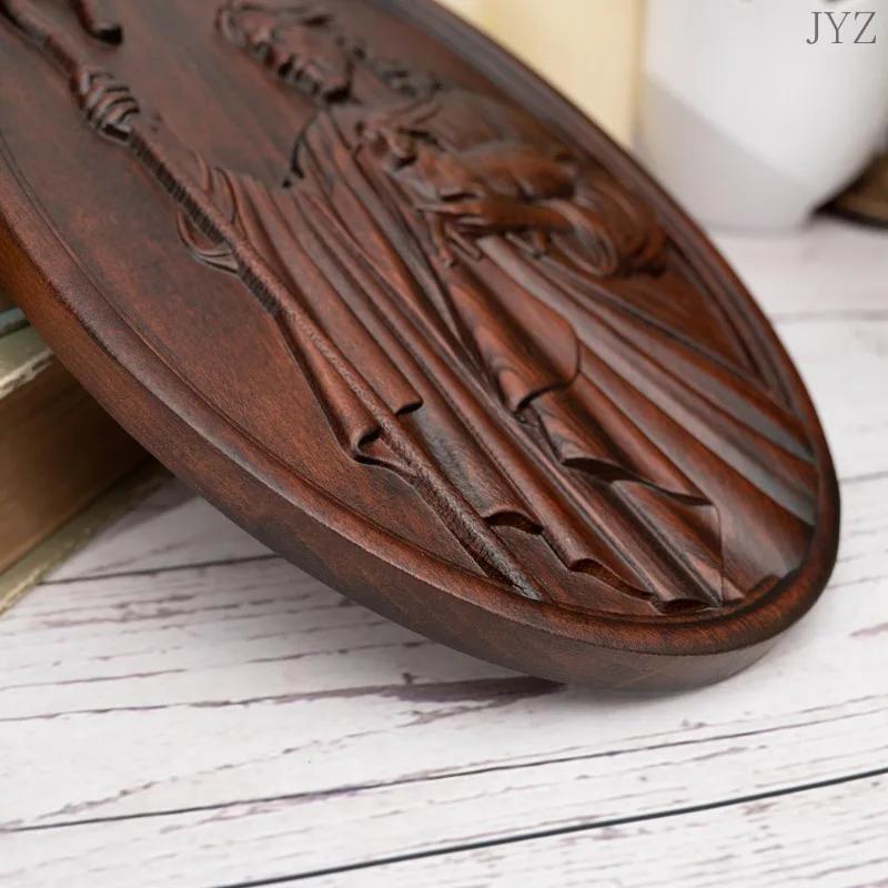 Religious Mural Jesus Shepherd Wall Decor, Christ Icon Catholic Figure 35x25x2.5cm