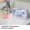 Table Decor Tissue Dispense Acrylic Hand Towel Holder Standing Transparent Storage Box  For Guest