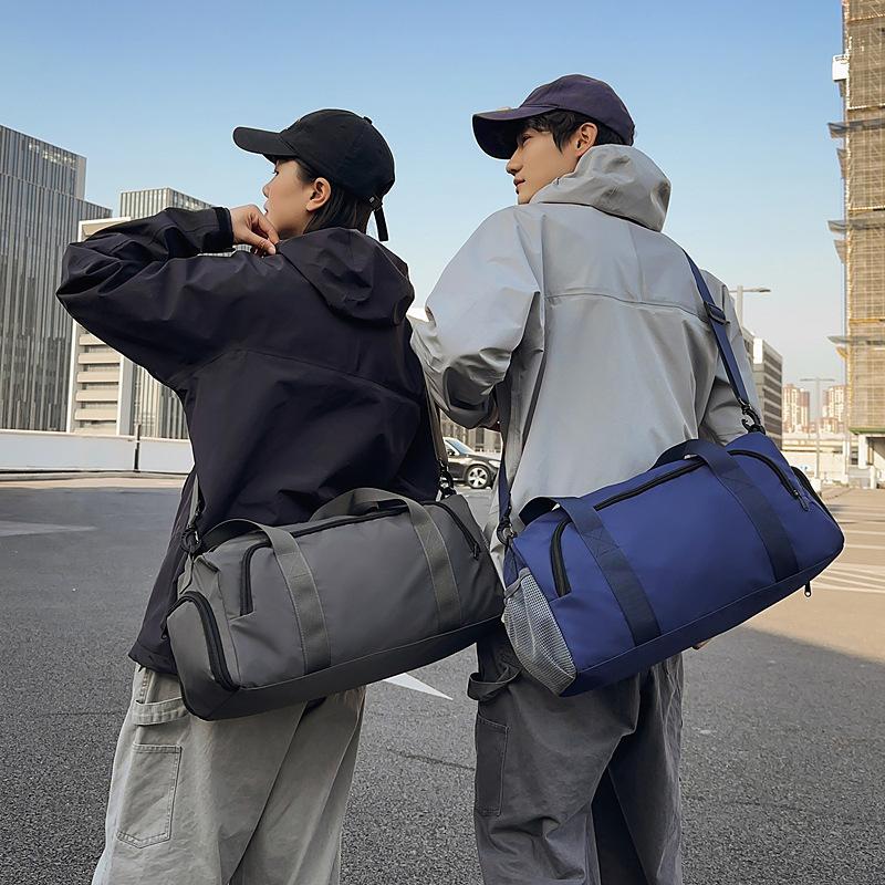 Travel Bag Men'S Lightweight Waterproof Portable Wet And Dry Separation Sports Swimming Fitness Bag Can Be Hung Trolley Case Luggage Bag Women