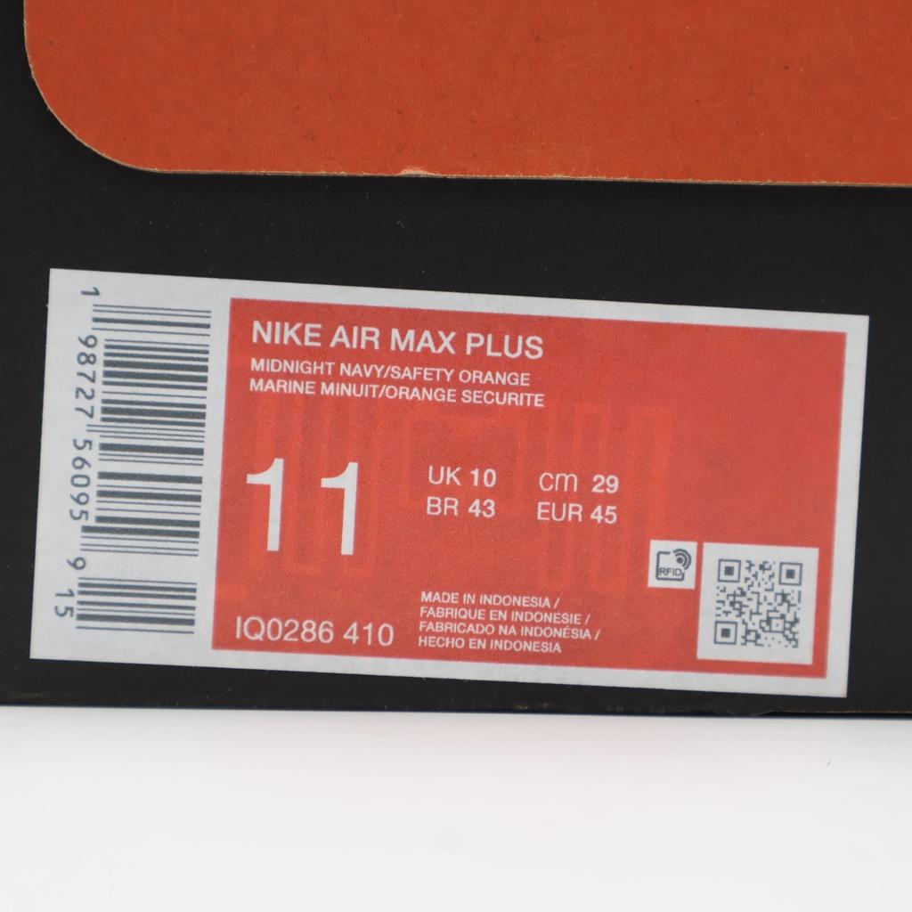IQ0286-410 Nike Air Max Plus Navy Orange (Men's)