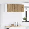 Wall Cabinet Artisan Oak and White 50 X 31 X 40 Cm