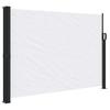 Retractable Side Awning White 140 x 300 cm