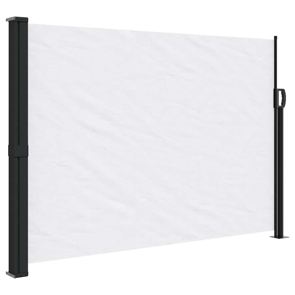 Retractable Side Awning White 140 x 300 cm