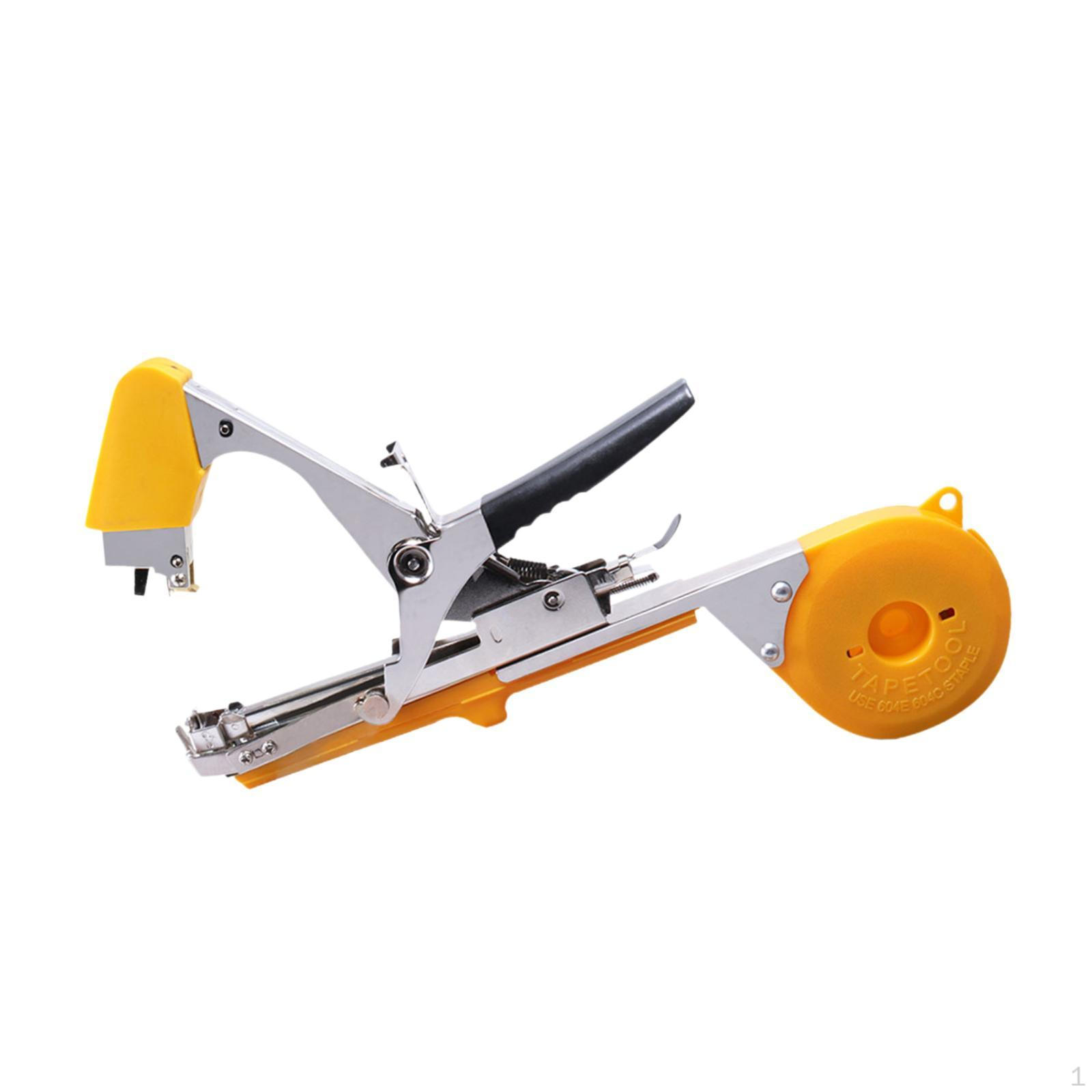 

Садоводство Инструмент для подвязывания виноградной лозы Ручной инструмент, регулируемый, садовый портативный станок для Yellow