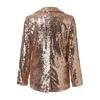 European & American Casual Multicolor Sequin Long Sleeve Suit Jacket
