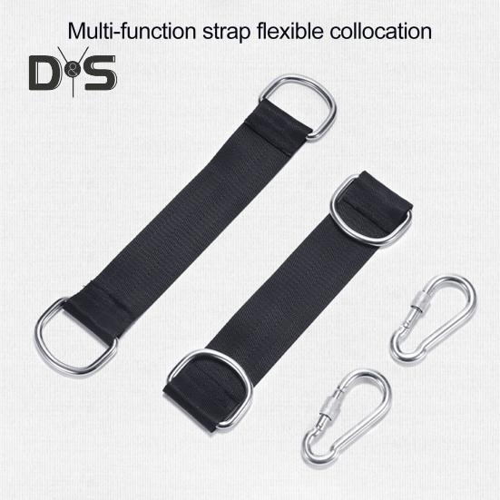 Baumschaukelgurte, Fitness-Klimmzug-Aufhängegurte, robuster Baumschaukel-Befestigungsgurt für Hängemattenplanken, Fitnessstudio-Kabelmaschine