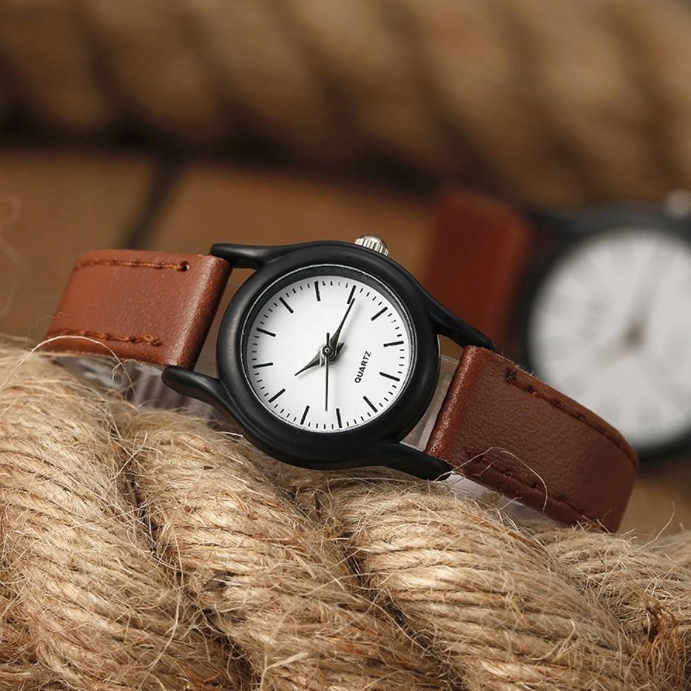 Minimalist Quartz Watch Round Dial Classic Wristwatches Casual Couples Watch for Men