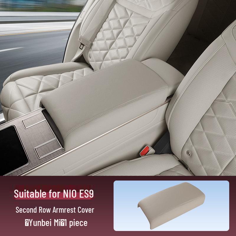 Nio ES9 Second Row Armrest Box Protective Cover - Anti-dirt, Heightened Pad