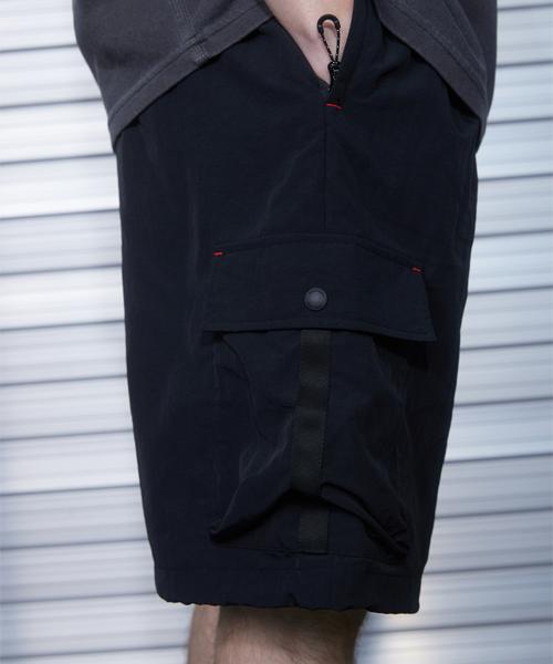 Crown Nylon Exclusive Shorts (Black)