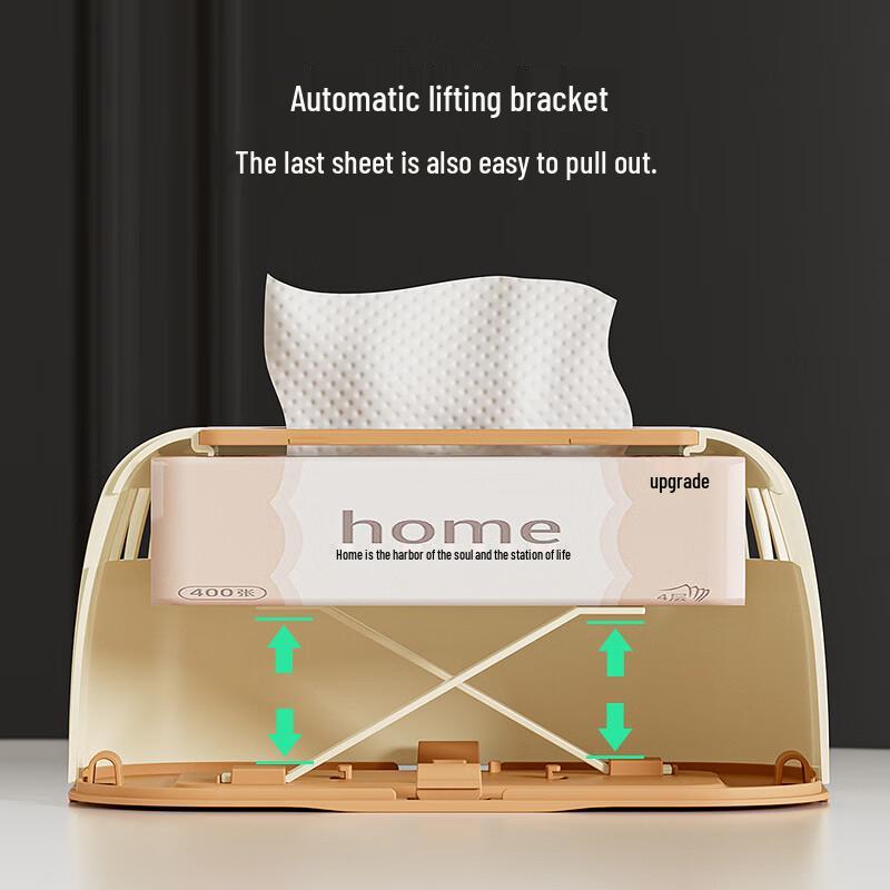 Automatic Lifting Desktop Tissue Box