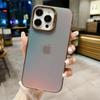 Luxus Laser Glitzer Farbverlauf Bunt Klar Matt Hülle für IPhone 15 11 12 13 14 Pro Max XR XS X Harte Acryl stoßfeste Abdeckung