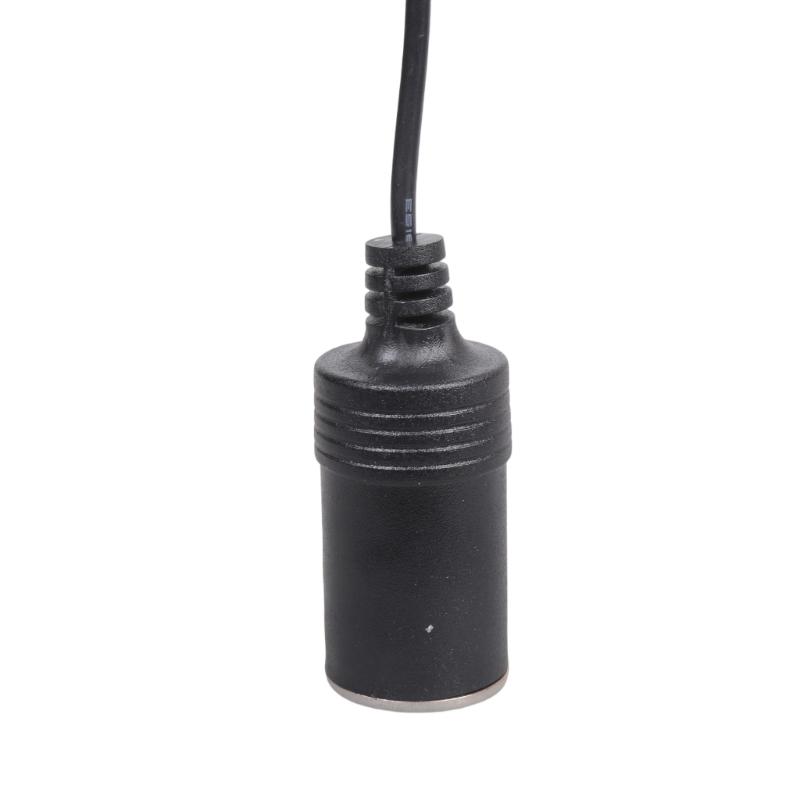 USB A To 12V Car Cigarettes Lighter Socket Adapters Cable With Voltages Display For DashCam Car Electronics