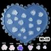 Silicone Flower Nail Art Mold Embossed Jewelry Mould Handmade Crafts Making Mold