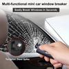 Car Window Breaker, Keychain, Seat Belt Cutter, 3-In-1 Glass Breaker And Seat Belt Cutter, Car Emergency Escape Tools