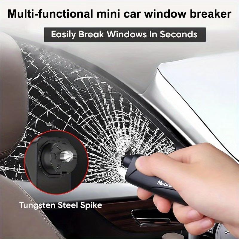 Car Window Breaker, Keychain, Seat Belt Cutter, 3-In-1 Glass Breaker And Seat Belt Cutter, Car Emergency Escape Tools