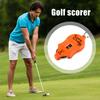 Golf Score Counter Mini Score Tracker Portable 2 Digit Stroke Counting Tool Clicker Keychain Outdoor Golf Sports Scoreboard