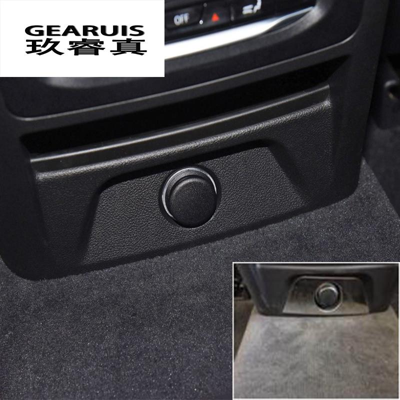 Auto Styling Zurück klimaanlage steckdose Reihe Zigarettenanzünder Abdeckung Aufkleber Trim Für BMW X3 G01 2018 Innen Auto