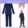 Costume Cosplay Autentico di Jujutsu Kaisen Yuji Itadori per Uomo e Donna con Parrucca