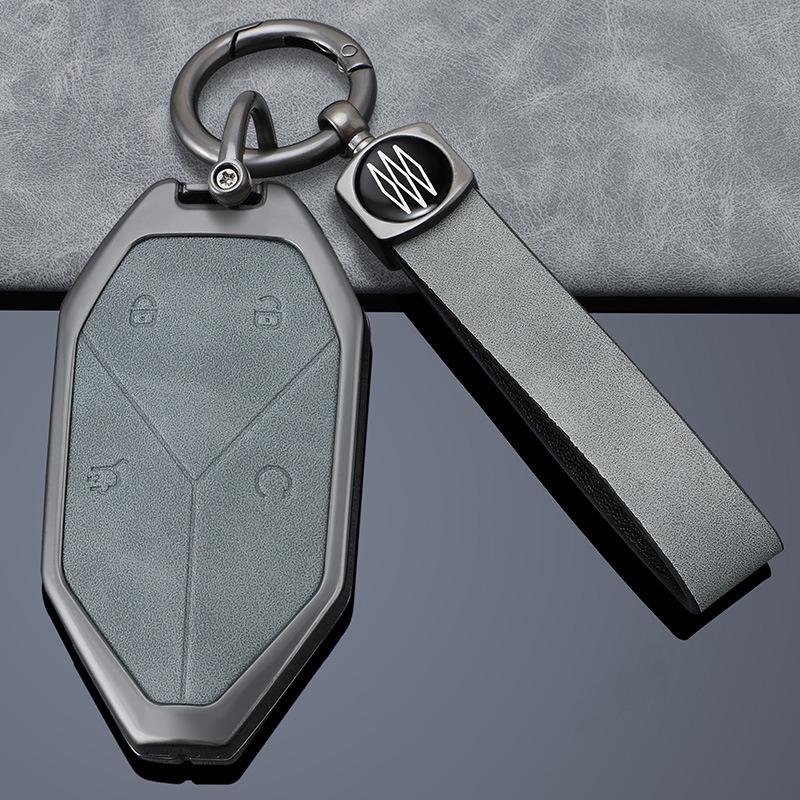 Leopard 5, 7, 8 Titanium Key Case with Metal Buckle - Dedicated Protective Shell