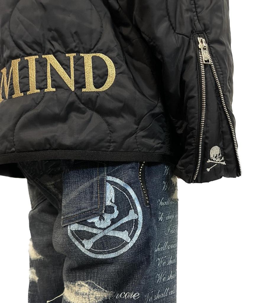 Skull Embroidery Baseball Collar Cotton Jacket - MMJ American Trendy Brand Outerwear