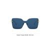 Dior Square Sunglasses With Mirror Legs Men sunglasses Gold CDCHAINM1UB0B0