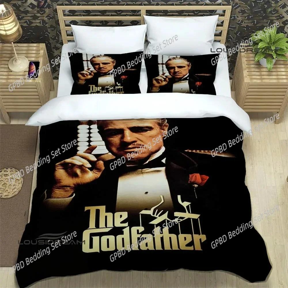 Comforter The Godfather Bedding Set 3D Printed Suitable For Bedroom Kids Home Textile