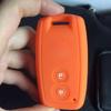 silicone rubber key cover case protect shell holder for SUZUKI Swift Sport SX4 SCORSS grand vitara 2 button key case