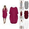 Elegant Women Stretch Loose Baggy Jumper Tops With Pockets For Perfect Party Look