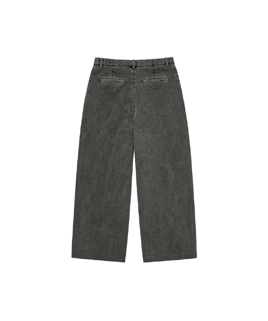 Haechinglum Regular Trouser Velvet Denim Gray