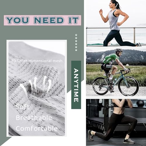 Insulin Pump Belt: M Grey Breathable - 4 Large Pockets Diabetic Waist Belt for Sleeping, Running Everyday Use