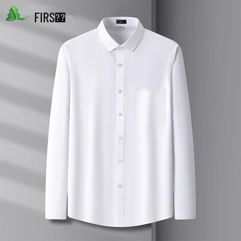 FIRS Men's Long-Sleeve Non-Iron Business Casual Shirt