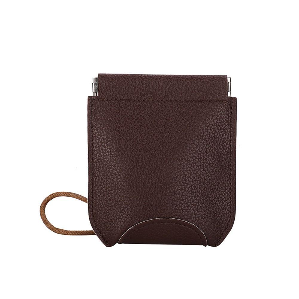 PU Leather Shoulder Bag Solid Color Coin Purse New Crossbody Bag