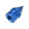 uxcell Tire Valve Caps Tire Valve Stem Caps Dust Valve Caps for Motorcycles Wheels Tower Shape 4 Pack Dark Blue