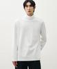 DRAW FIT Turtleneck High-Vent Layered T-Shirt [White]