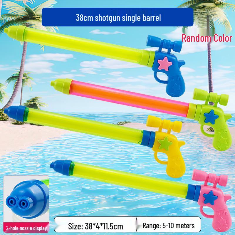 Dinosaur Backpack Water Gun Toy - Small Pull-Out Spray Gun with Gatling Large Capacity