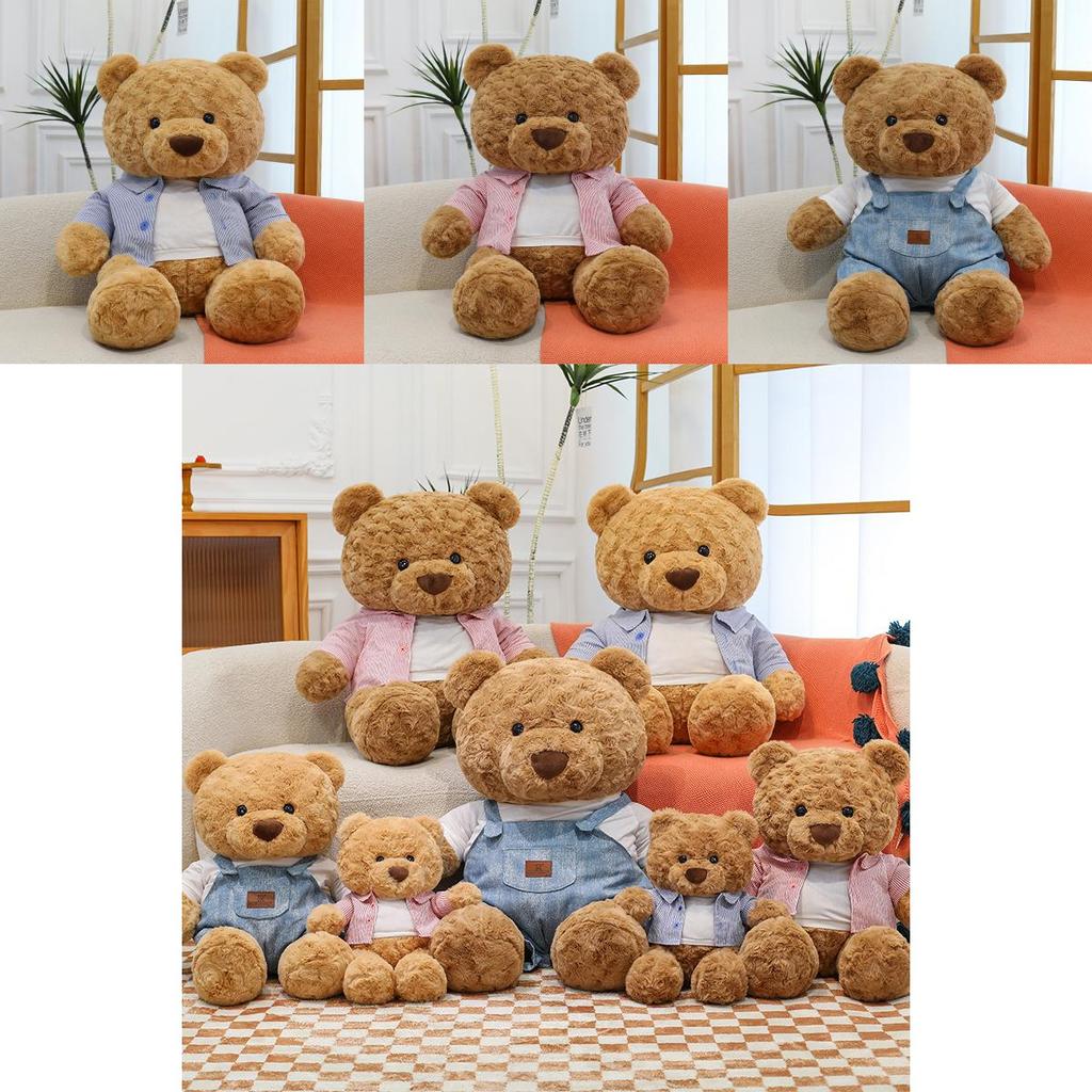 Plüschtier Teddybär mit Kleidung für Valentinstagsgeschenk für Mädchen und Jungen