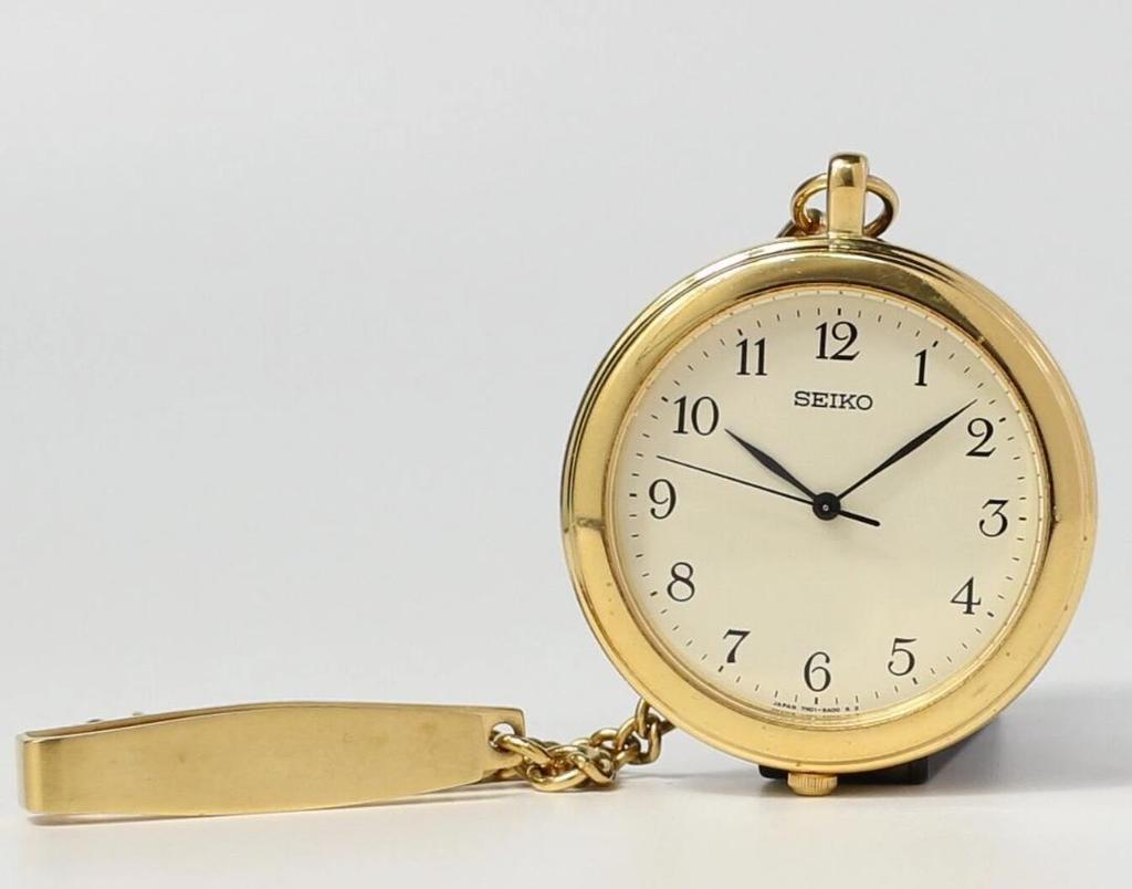 [USED] SEIKO 7N01-9A00 Vintage Pocket Watch