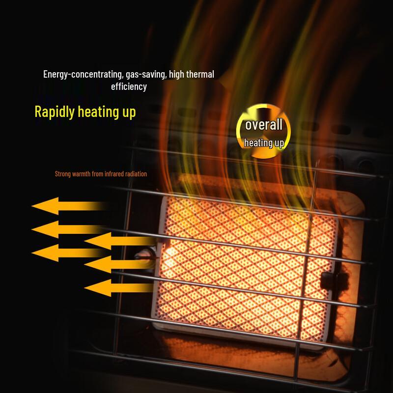 BRS-H23 Outdoor Portable Dual-Head Gas Heater