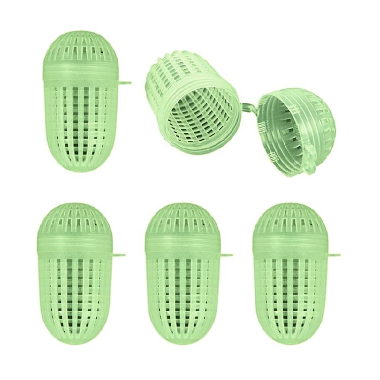 5Pcs Portable Fish Lure Fishing Baits Cage Conjoined Basket Feeder Holder Tackle Split Swim Feeder Basket Fishing Tool