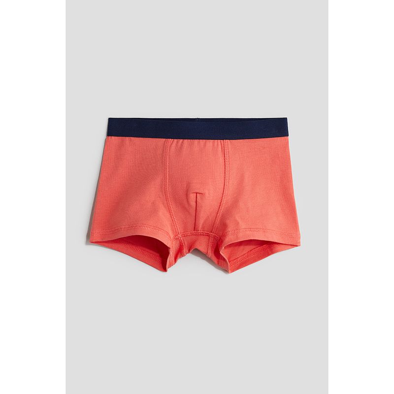 

HM Children s Clothing Boys Underwear 2025 Autumn New Arrival Cotton Jersey Elastic Waist Boxers Underpants 5 Pack 0589520 ORANGE/Turquoise 120(120/65 (4-6Y))