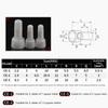 100/250Pcs Nylon Insulated Closed End Crimp Terminals Connectors 22-16/16-14/12-10 Gauge Crimp Cap Kit