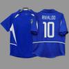 Camiseta de Fútbol Retro de Brasil del Mundial 2002: Carlos #6, Ronaldo #9, #11, y Ropa Ball.