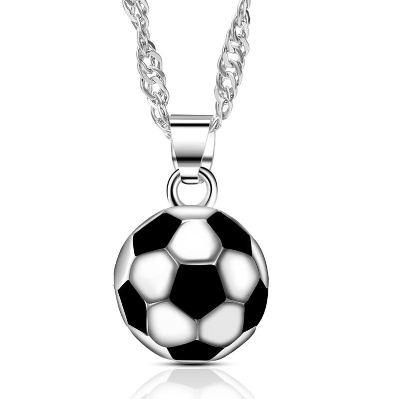 Soccer Pendant Girl Boy Necklace 