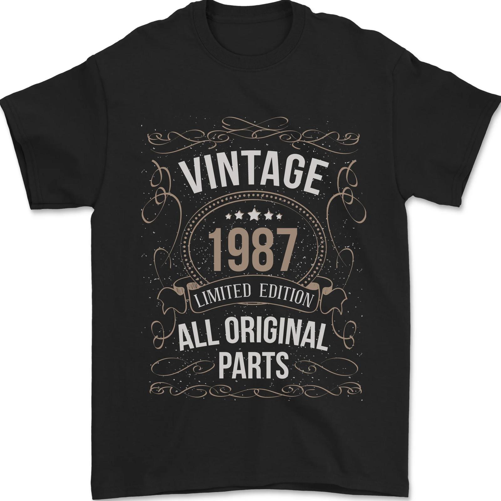 39th Birthday Limited Edition 1987 Mens T-Shirt 100% Cotton S