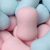 Boys Girls Round Blocks Filled Squishy Soap Sensory Fidget Shapeable Crunchy Squeeze Ball Pinch Finger Relax Soap Ball Adult
