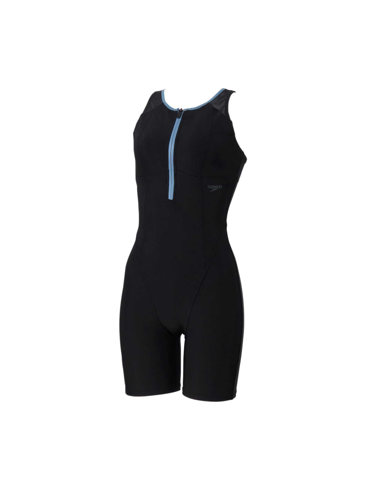 

Speedo Kneeskin Fitness Размер L Женский купальник с поддержкой, Черный/Серовато-голубой,